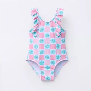 ZARA FLORAL SWIMSUIT